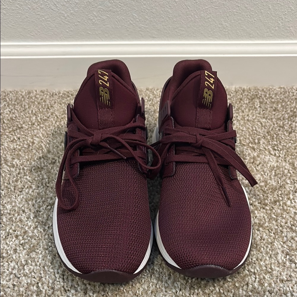 New Balance Burgundy Sneakers